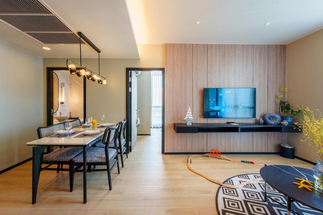 Somerset Pattaya Dış mekan fotoğraf A living room in a condominium